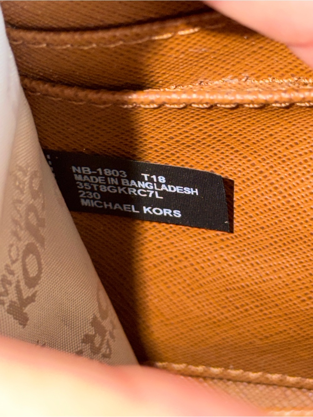 Michael Kors brown purse - Picture 6 of 6